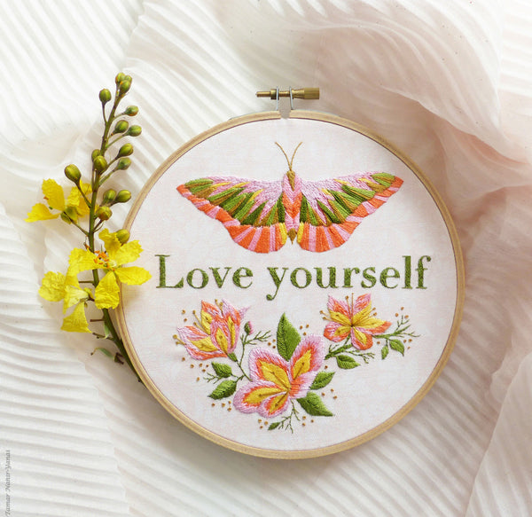 Love Yourself - 6" embroidery kit
