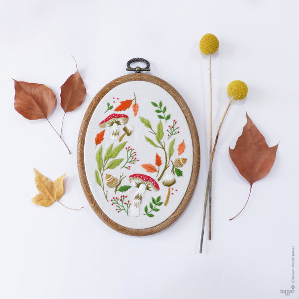 Magical Autumn - 4" embroidery kit