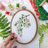 Mistletoe - 6" embroidery kit