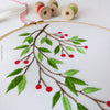 Mistletoe - 6" embroidery kit