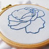 The Blue Rose - 4" embroidery kit