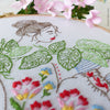 Monstera Monkey Lady - 6" embroidery kit