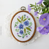 Purple Blossom - 4" embroidery kit
