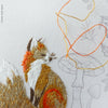 Autumn Fox - 6" embroidery kit
