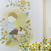 Yellow Bunny print wall art