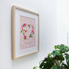 Flower Heart print wall art