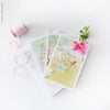 Green Bird series - Complete set of 3 cards