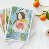 Tea Time - Complete set of 4 cards
