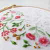 Christmas Flowers - 4" embroidery kit