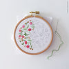 Christmas Flowers - 4" embroidery kit