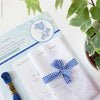 Blue Rose Lady - 6" embroidery kit