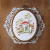 Forest Mushrooms - 4" embroidery kit