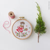 Snowy Girl - 4" embroidery kit