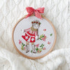 Snowy Girl - 4" embroidery kit