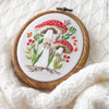 Tiny Mushrooms - 4" embroidery kit