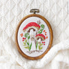Tiny Mushrooms - 4" embroidery kit