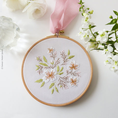 Beginner Embroidery Kit - Wildflowers - November Skies - Olivia's Flower  Truck