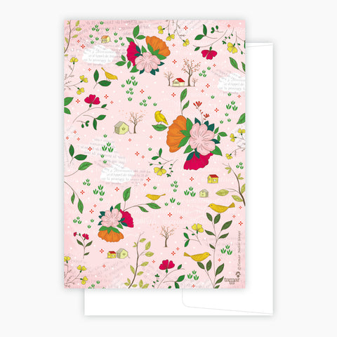 Pink Garden Card