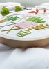 Pink & Green Houseplants - 4" embroidery kit
