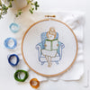 Reading Time - 6" embroidery kit