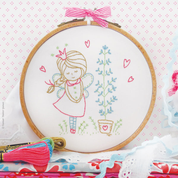 Shy Fairy - 6" embroidery kit