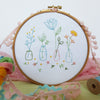 Spring Flowers - 6" embroidery kit