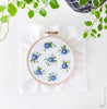 The Blue Flower - 4" embroidery kit