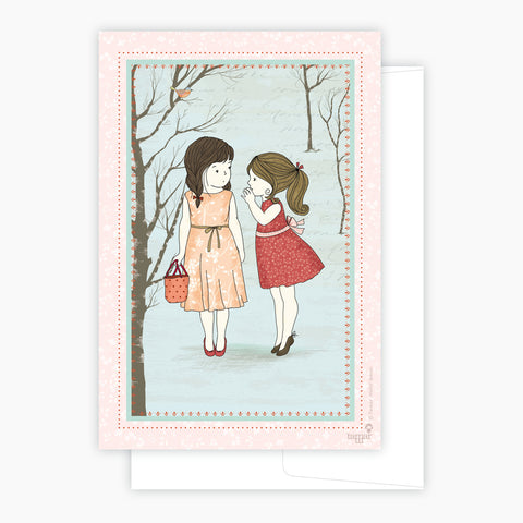 Two Girls and a Secret Card