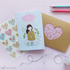 Cloud Raining Hearts Card