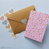 Cloud Raining Hearts Card