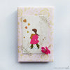 Girl in a pink coat Card