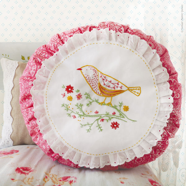 Yellow Bird - 6" embroidery kit