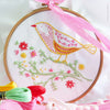 Yellow Bird - 6" embroidery kit